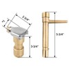 QWORK Quick Coupling Valve Key Set, 3/4-Inch Brass Quick Coupler