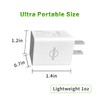 5W USB A Charger 2 Pack White