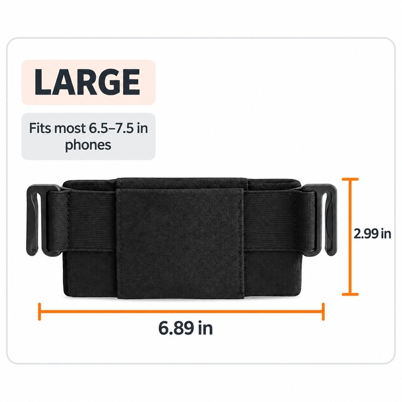 Outdoor Running Mini Invisible Waist Pack Fitted Stretch Pocket Invisible