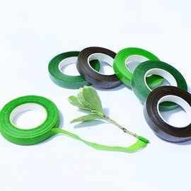 Flora Tape, Black, 2 Rolls, Artificial Flower Tape, Flower Arrangement Kit, Floral Tape, Bouquet, Making, Making Tape, For Florists, Bouquets, Stems, Crafts, Supplies, DIY Materials, Flower Materials,