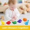 ABC Letters Matching Dinosaur Toys, Double-Sided Alphabet Learning Toy Birthday
