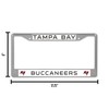 Rico Industries FC2104 Buccaneers Chrome Frame