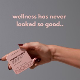 NOOZ Probiotic Mints - Gut & Oral Health Support - Spicy Cinnamon | Boosts Immunity & Digestion, Freshens Breath - Sugar-Free, No Aspartame - Daily Wellness Support for Busy Lives, 25 Mints