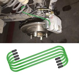 QZTYTY 4PCS Brake Caliper Hangers, Brake Caliper Tool, Brake Caliper Hooks with Rubber Tips, Universal Rust-Proof Automotive Tools Universal for Brake Axle and Suspesion System Work (Green, 4PCS)