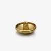 18 Pcs Classic Tea Gold Round Metal Hand-Sewn Buttons, Crown