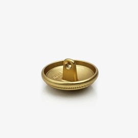 18 Pcs Classic Tea Gold Round Metal Hand-Sewn Buttons, Crown & Double Lion Pattern, 15/17.5/20mm (6 Each), for Blazers, Coats, Vintage Style Garments
