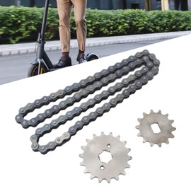 Bicycle Rear Wheel Sprocket, 420 18T Front Motor Sprocket, 60 Link Chain 14T Rear Sprocket Kit for DIY Scooter, ATV, Bike, Motorcycle, Bicycle