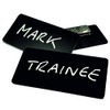 Customcard Ltd Chalkboard Write on Reusable Name Badges (Pack of