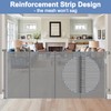 Reinforcement Strip Design 90 Inch Extra Wide Baby Gate for