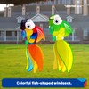 SGftre 40 Inch Heavy Duty Fish Windsock Set,Durable Wind Sock