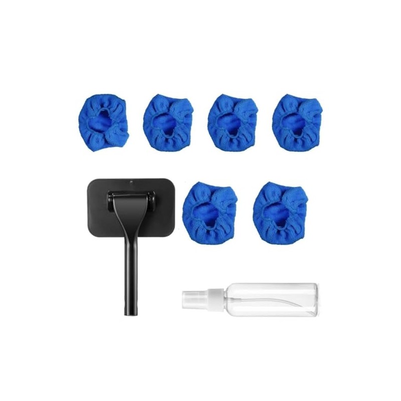 Windshield Cleaning Tool Car Window Cleaner with 5 Reusable and