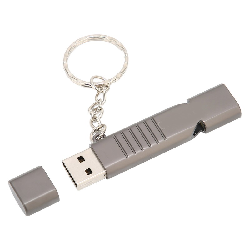Whistle USB Flash Drives Aluminum Alloy Outdoor Waterproof USB Flash