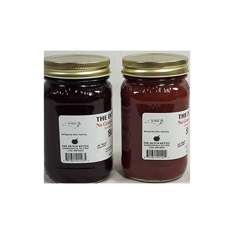 The Dutch Kettle Amish Sugar-free Blackberry & Strawberry Jam 2-18
