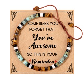 JoycuFF Inspirational Gifts for Women,Bracelets for Women, Beaded Bracelets,Trendy Jewelry Gifts for Lover, Mom, Daughter, Friends on Easter Birthday