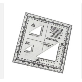 MapTools Super GTA Topographic Flexible Map Scale & Protractor - Military UTM/MGRS Reader
