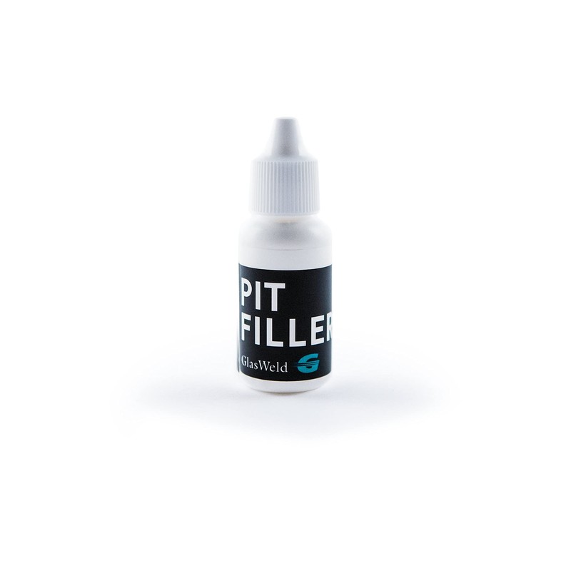 Glas Weld Pit Filler and Pit Polish Combo- 15ml, Windshield
