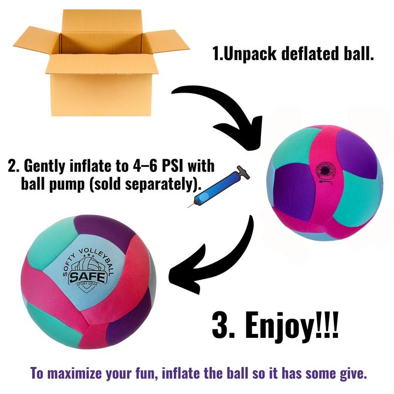 Softy Volleyball - Teal - Super Soft Volleyball Designed for