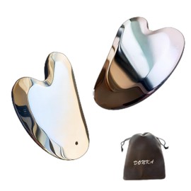 DONKA Terahertz Ore Gasket Plate, Natural Stone, 99% Purity, Massage, Strap Included (Holes)