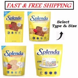 SPLENDA Low Calorie Sweetener for Baking Resealable Bag, ( Select Type & Size ) - Brown Sugar, 1 Pound