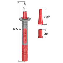 Goupchn Multimeter Probes with 4mm Female Socket 1000V/10A with 4mm Banana Test Probes for Electrical Testing
