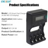 Portable Universal Battery Charger with LCD Display | Compact &
