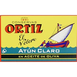 Conservas Ortiz Atún Claro Finest Yellowfin Tuna, Pack of 2 (2 x 112 g)