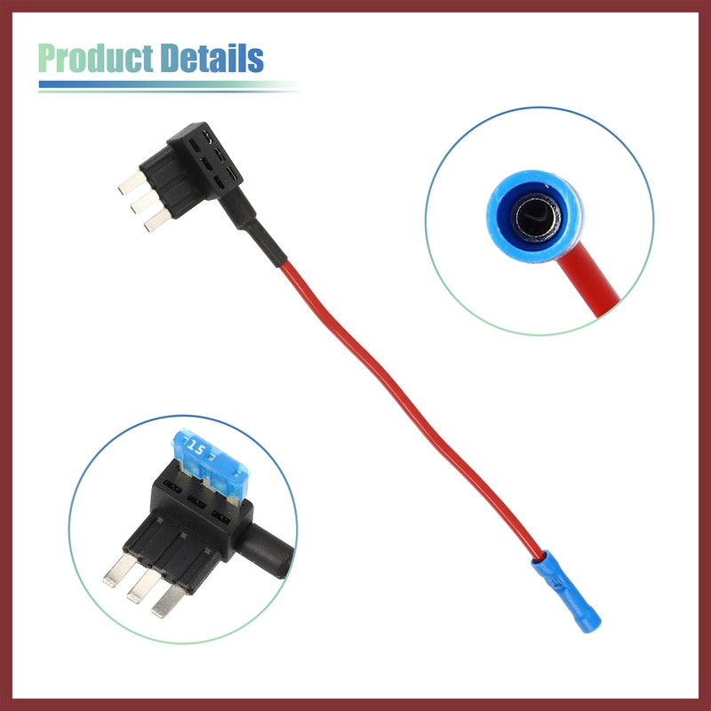 HEROFFIX 1 Set Universal 2pcs Car Fuse Tap Add a