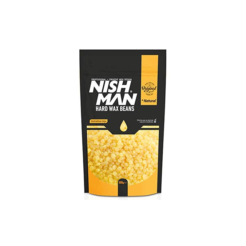 NISHMAN Natural Elastic Hot Wax Beads 500 g