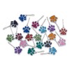 DICOSMETIC 20Pcs Zipper Pull Charms Dog Paw Print Zipper Pull