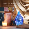 Porseme Oil Diffuser 3D Glass Aromatherapy Ultrasonic Humidifier, Air Refresh