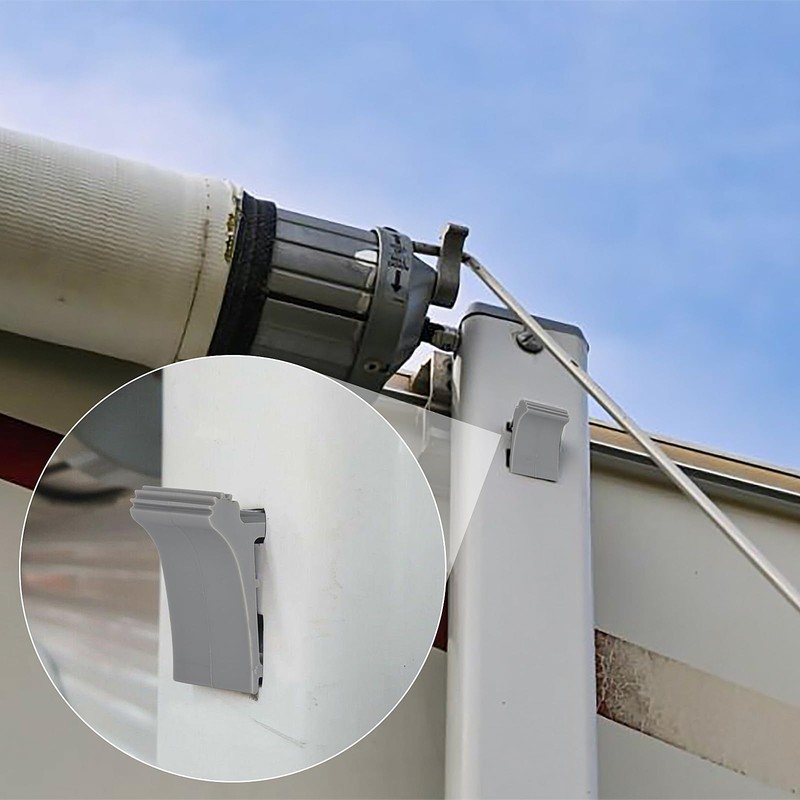 2 Sets RV Awning Arm Slider Catch Kit, 830472P002 Replace