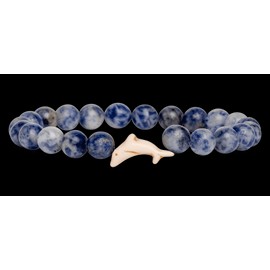 Fahlo The Odyssey Bracelet Dolphin, White Howlite