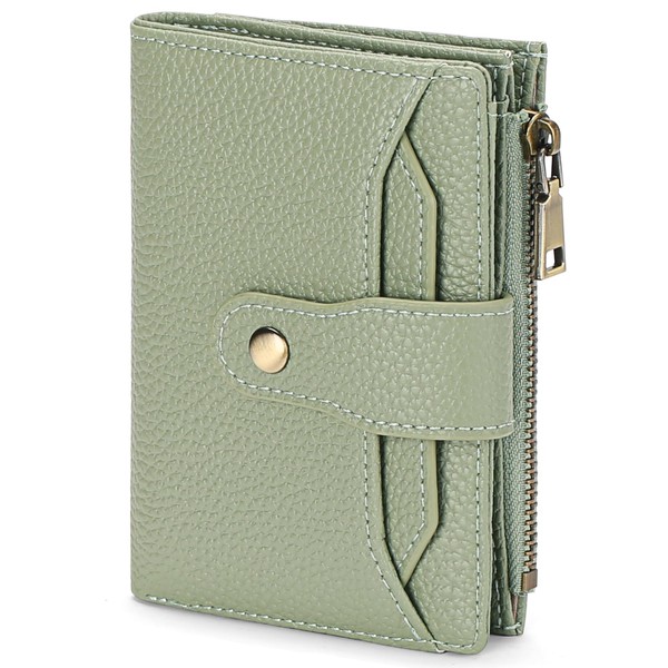 GAEKEAO Small Wallets Woman RFID Blocking Leather Bifold Card Holder