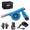 ELSOON Electric Bellows Portable Fireplace Tools 12V 5000 RPM Fan