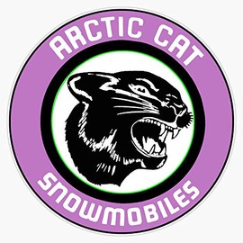 Vintage Arctic Cat Snowmobiles Sticker Outdoor Rated Vinyl Sticker Decal for Windows, Bumpers, Laptops or Crafts 5"