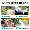 Retractable Garden Hose Reel, 45+6FT Portable Hose Reel
