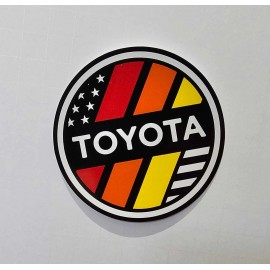 L1G TOYOTA Sticker Retro Stars TRD Tundra Tacoma Camry 4Runner Land Cruiser FJ  JDM