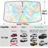 BIGP Sun Protection Car Windscreen 140 x 80 cm, Parasol