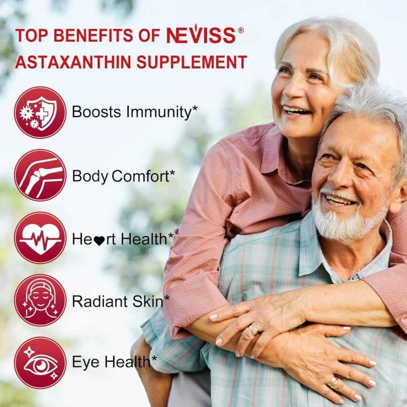 Neviss Astaxanthin 24mg Softgels w/ MCT & Ashwagandha - 150