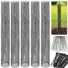Yowlieu Mesh Tree Trunk Protectors, 6 Pack 40 Inches Tree