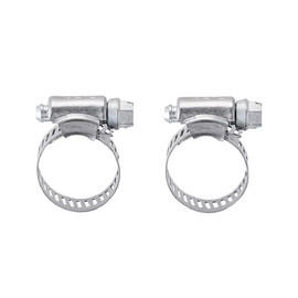 SANEI PD10-3S Hose Band, Stainless Steel, Screwdriver Type, For Hose Outer Diameter 0.3 - 0.9 inches (8 - 22 mm), Pack of 2