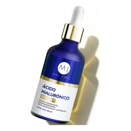 MIST JEWEL Serum Ácido Hialuronico Boost + Ácido Ferúlico + Vitamina C Y E | Suero facial regenerador, antioxidante e hidratante Día/Noche Tipo de piel