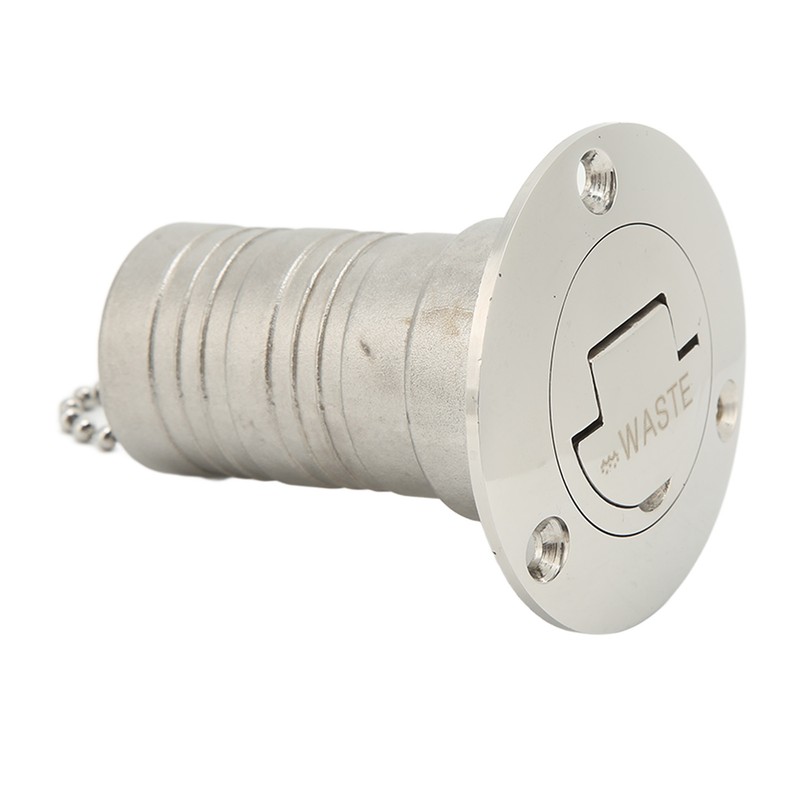 Marine Boat Deck Filler with Keyless Cap Stainless Steel Mirror