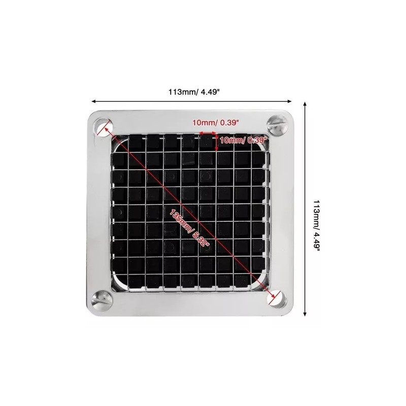 Generic Hoja De Repuesto Powlab P/ Picadora De Verduras, 1/4