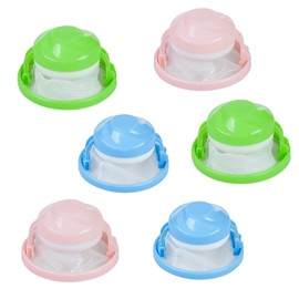 Dust Removal Filter, Laundry Garbage Removal Net, Lint Filter, Washing Machine, Dust Removal, Drifting Design, For Washing Machines, For Drum Loads Washing Machines, Reusable, 6 Pieces