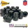 ARROW 20 Black OEM Factory Style Lug Nuts M14x1.5 For