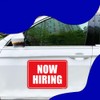 GEEKBEAR Now Hiring Car Magnet (2 Pack) - 11.7 x