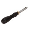 Leather Edge Skiving Beveler Tool Wooden Handle Leather Trimmer Leathercraft