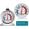 Greluma 2 Pcs Fridge Thermometer Freezer Thermometer with Large Dial