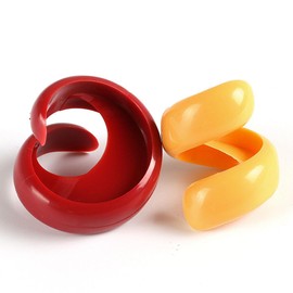 2pcs Manual Fancy Sausage Cutter Cyclone Barbecue Sausage Cutter Spiral Barbecue Hot Dogs Cutter Slicer Kitchen Cutting Gadget